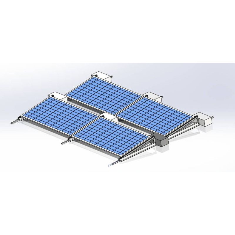 Giá đỡ cố định quang điện mái bằng là gì?